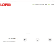 Tablet Screenshot of eachin-led.com